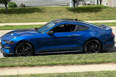20222 Mustang GT in sun after exterior detail