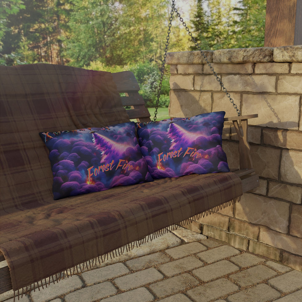 Thumbnail: Forest Fire Outdoor Pillows