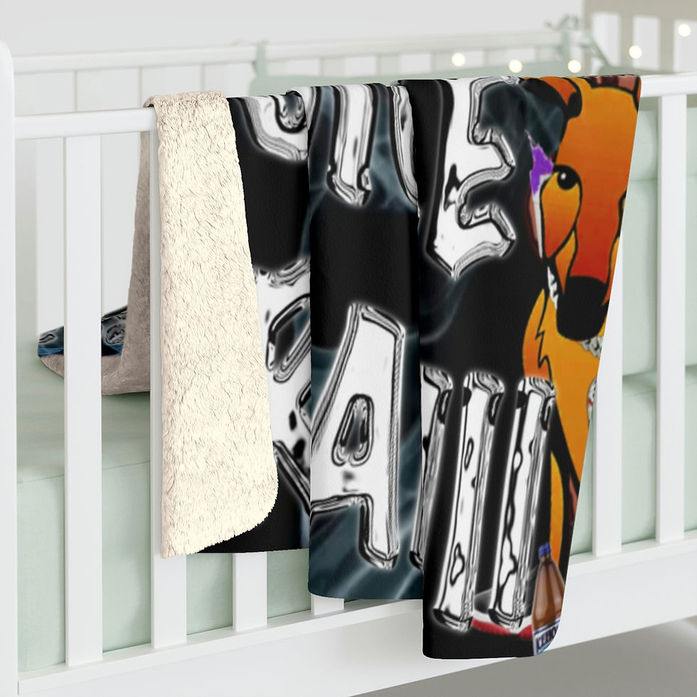 Thumbnail: Smoke Break III Sherpa Fleece Blanket