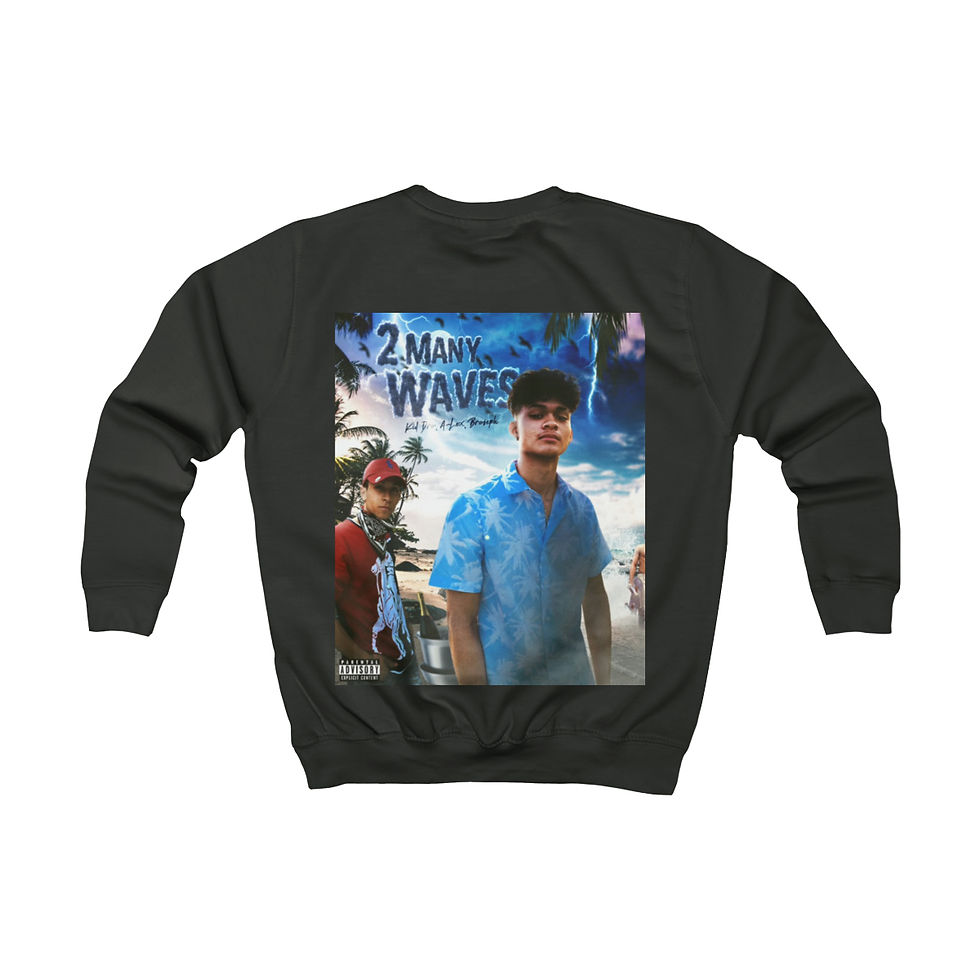 Thumbnail:  2 Many Waves Kids Sweatshirt