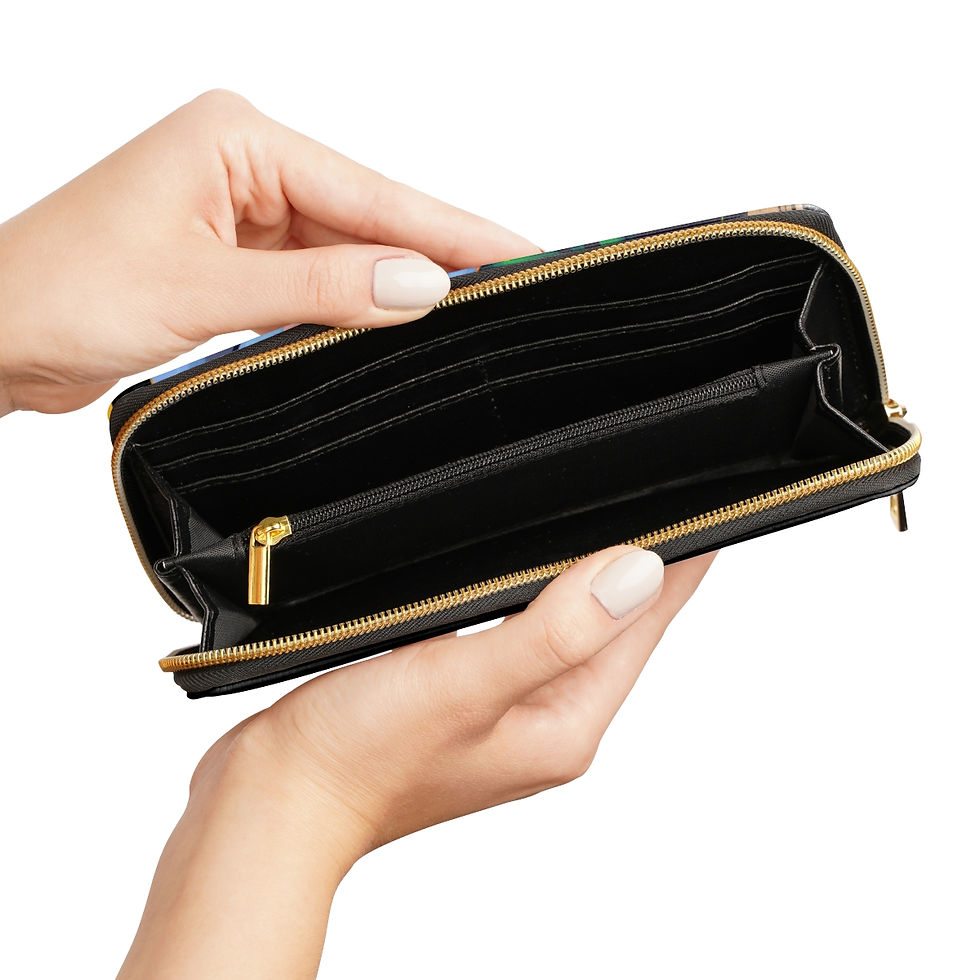 Thumbnail: Wake N Bake N Heartbreak Zipper Wallet