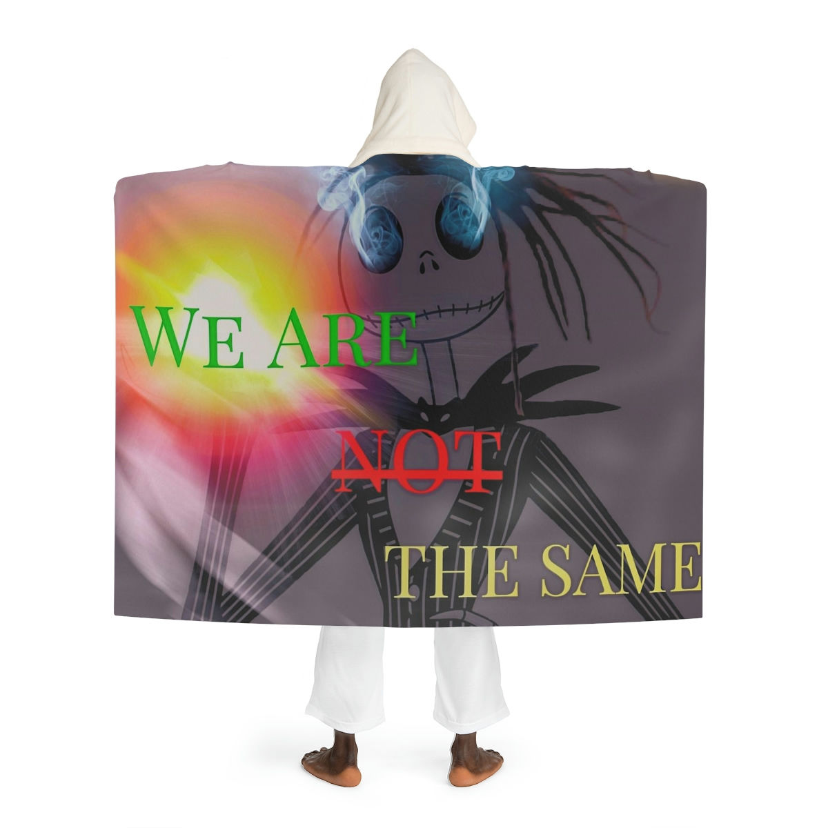 We Are Not The Same Hooded Sherpa Fleece Blanket