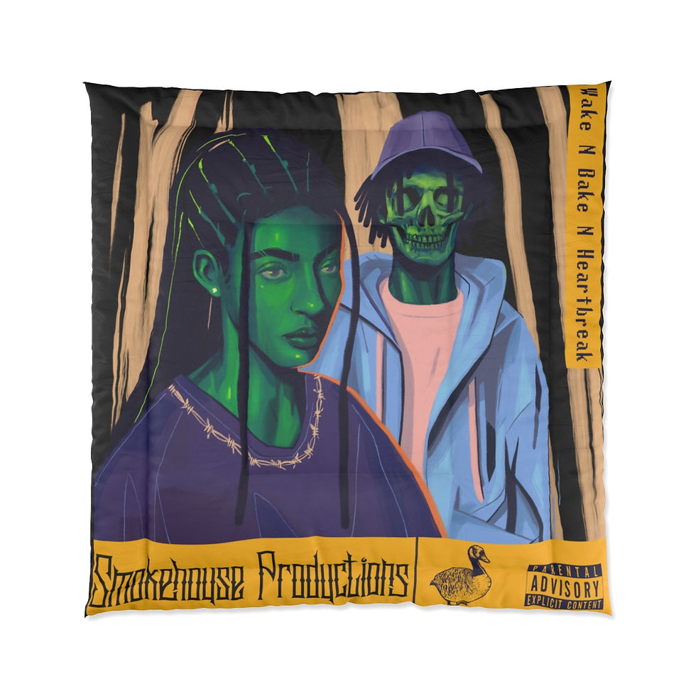 Thumbnail: Wake N Bake N Heartbreak Comforter