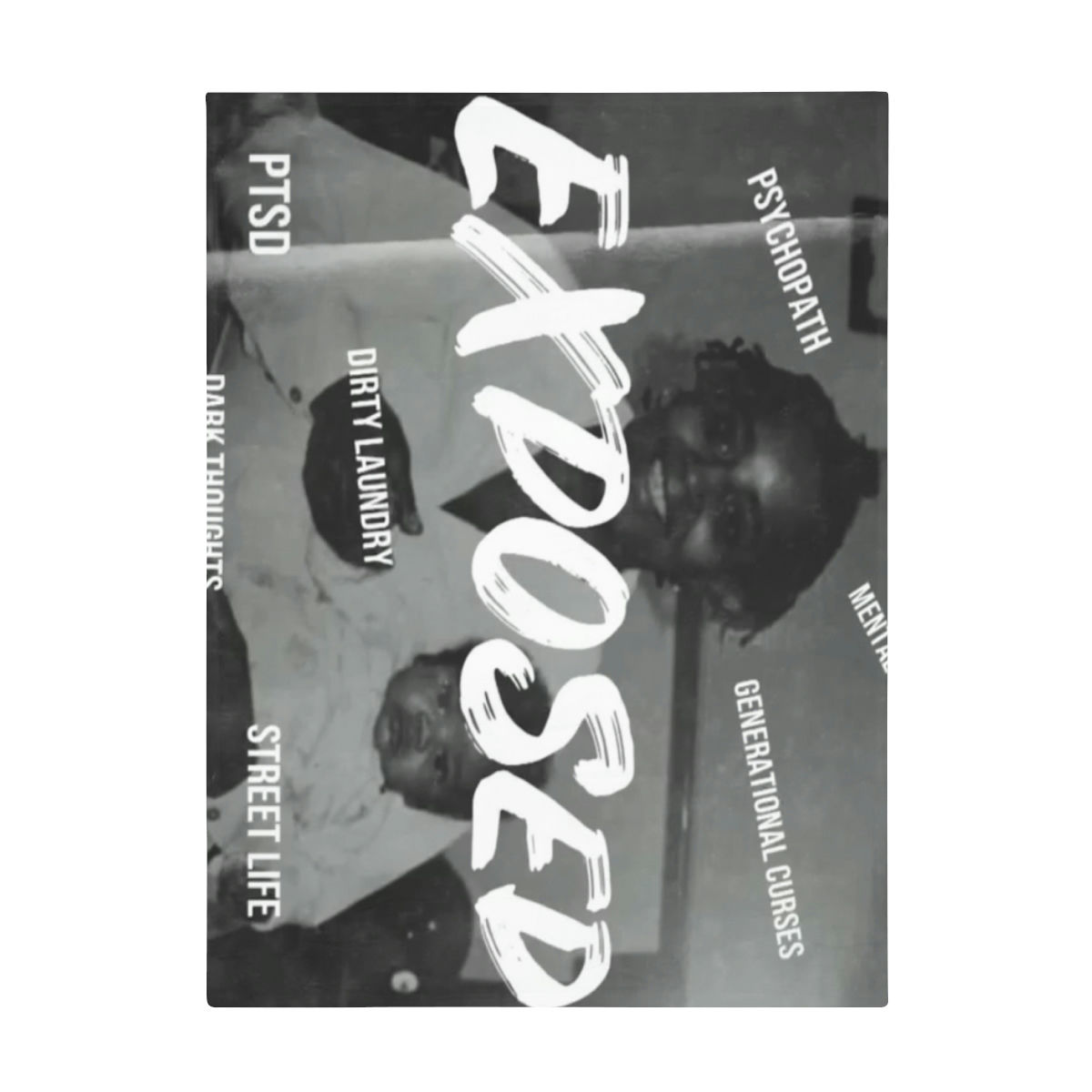 Exposed Plush Fleece Blanket