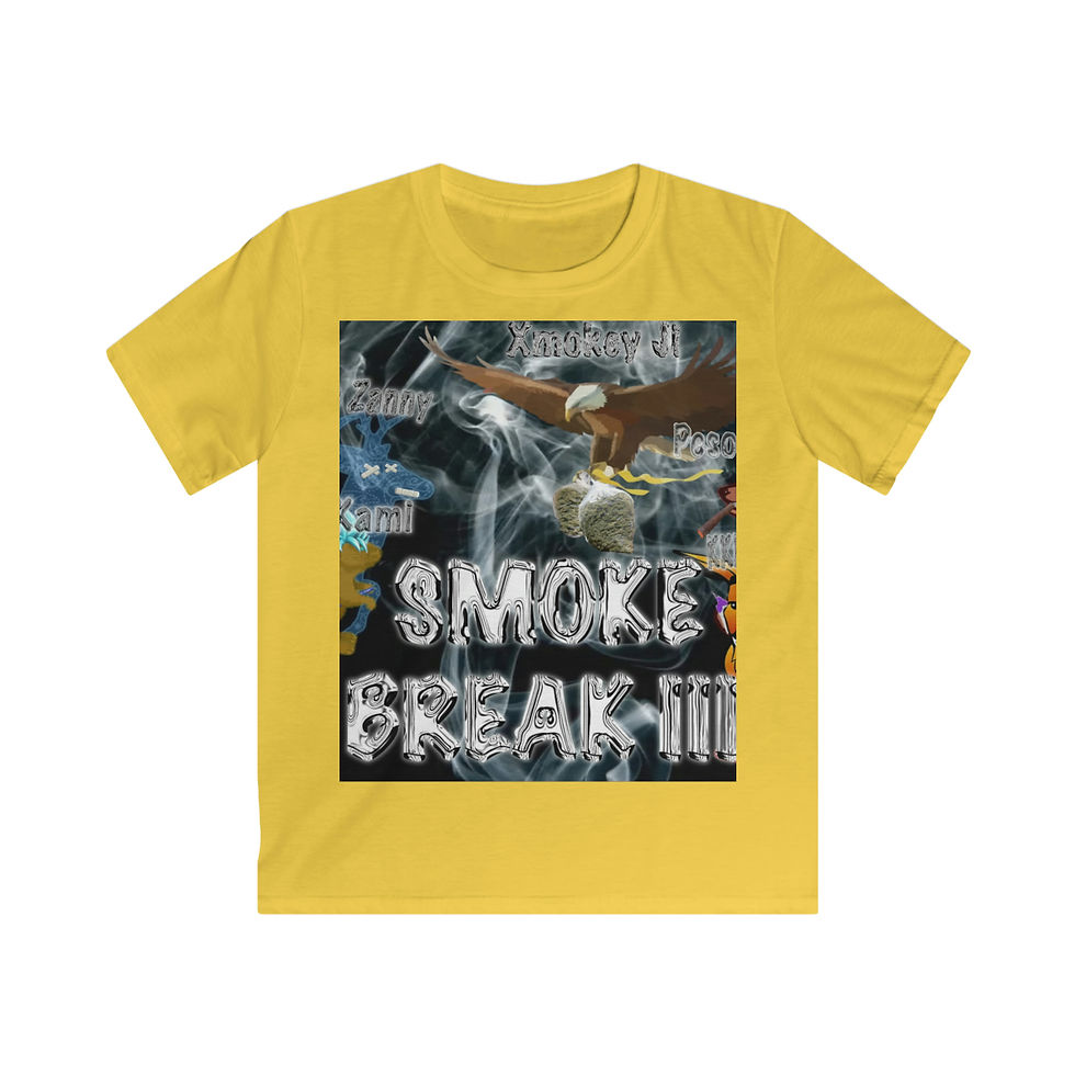 Thumbnail: Smoke Break III Kids Softstyle Tee