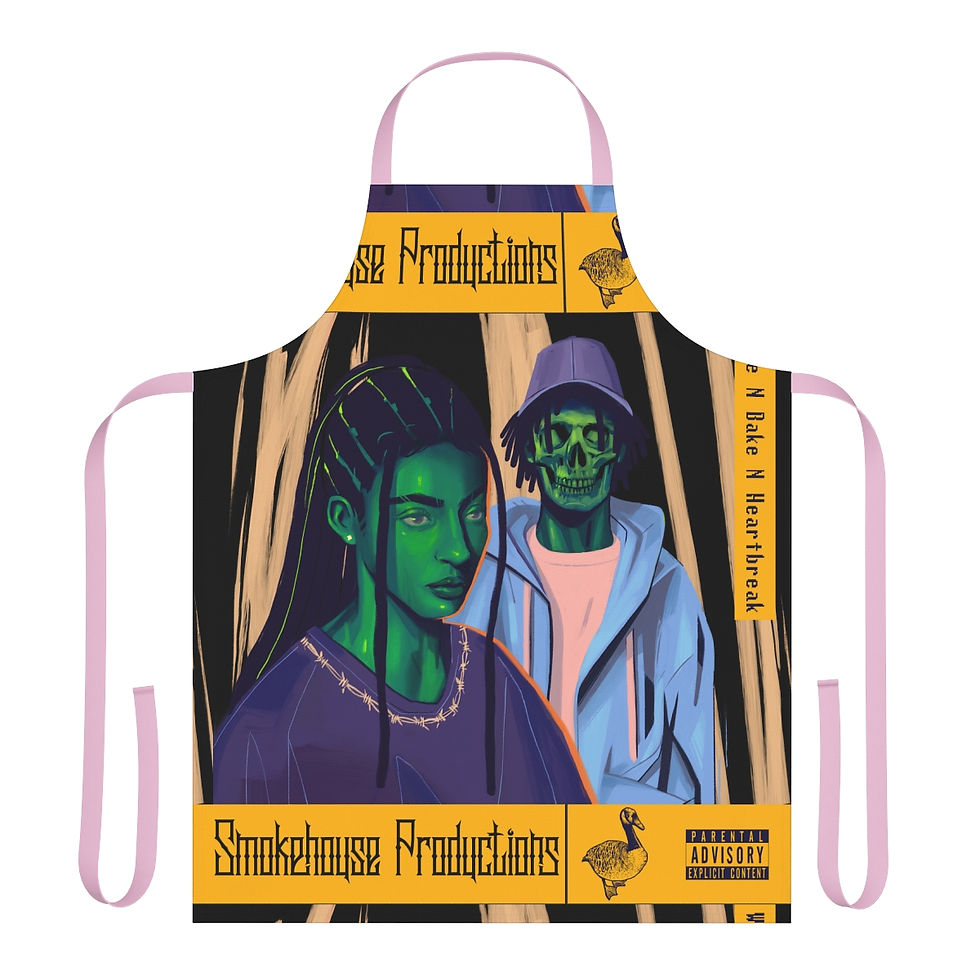 Thumbnail: Wake N Bake N Heartbreak Apron (AOP)