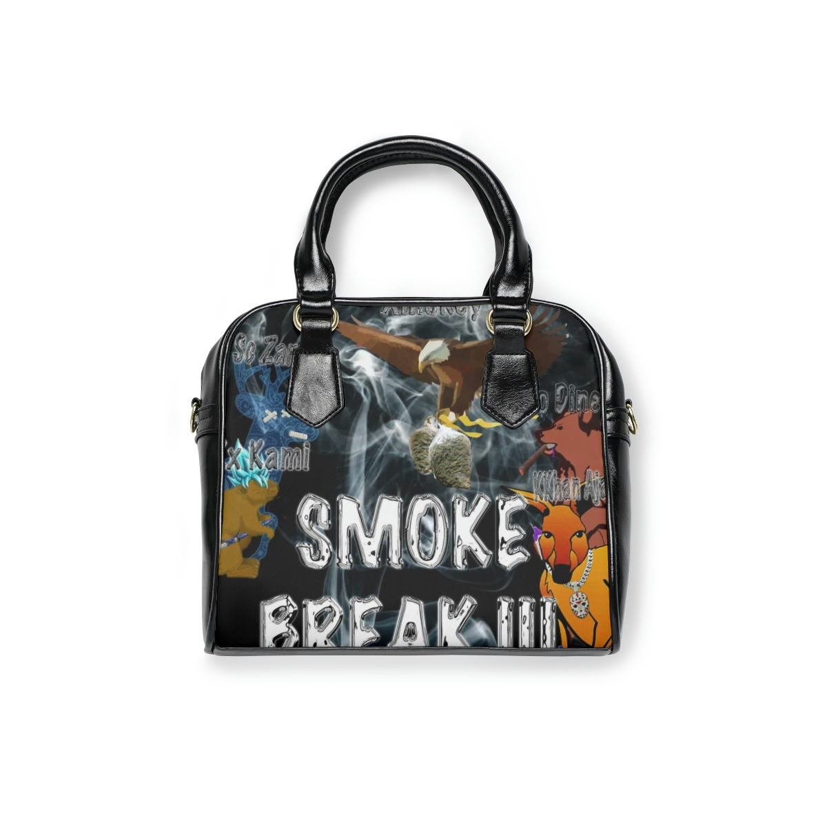 Smoke Break III Shoulder Handbag