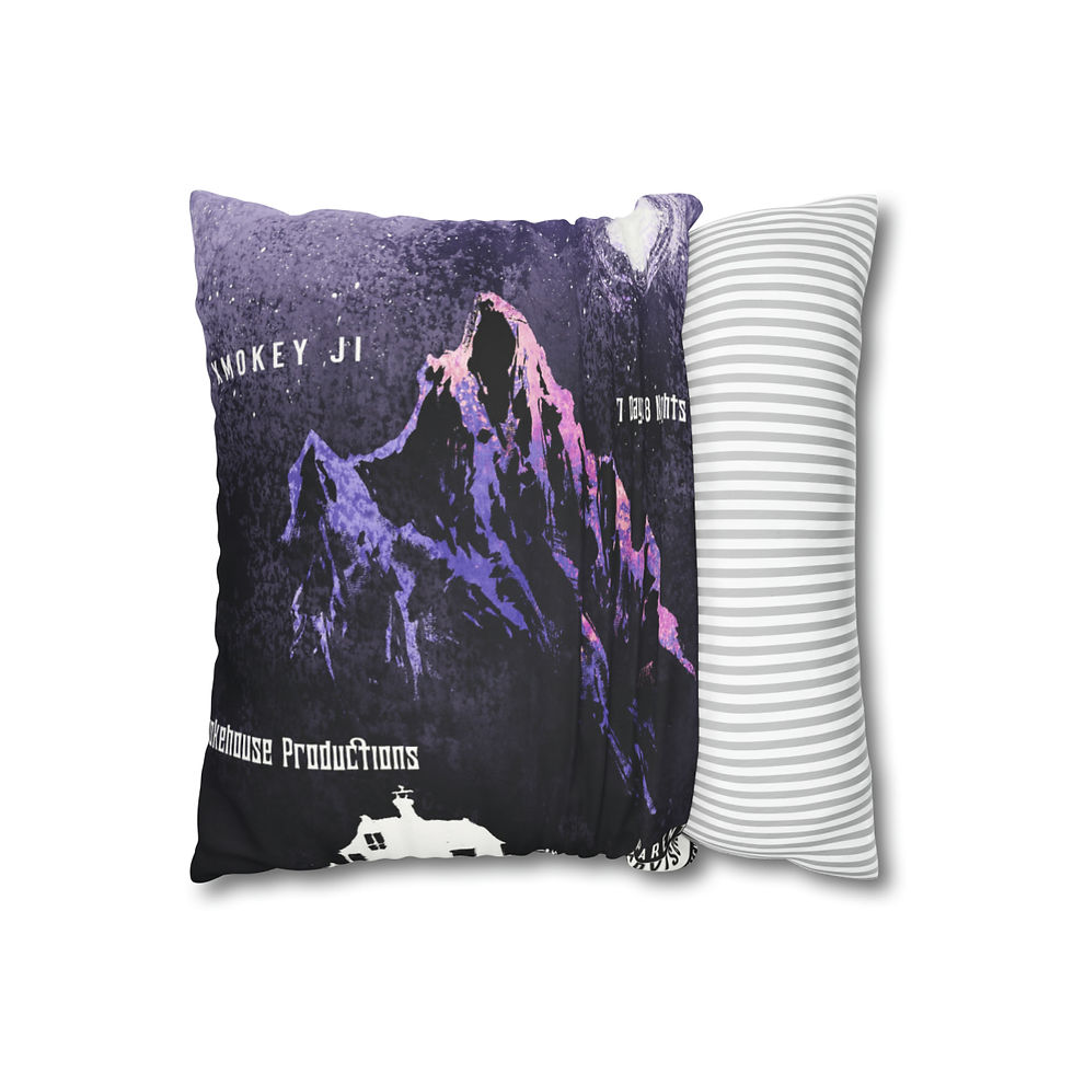 Thumbnail: 7 Days 8 Nights Faux Suede Square Pillow Case