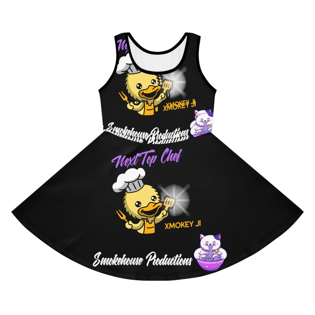 Next Top ChefGirls' Sleeveless Sundress (AOP)
