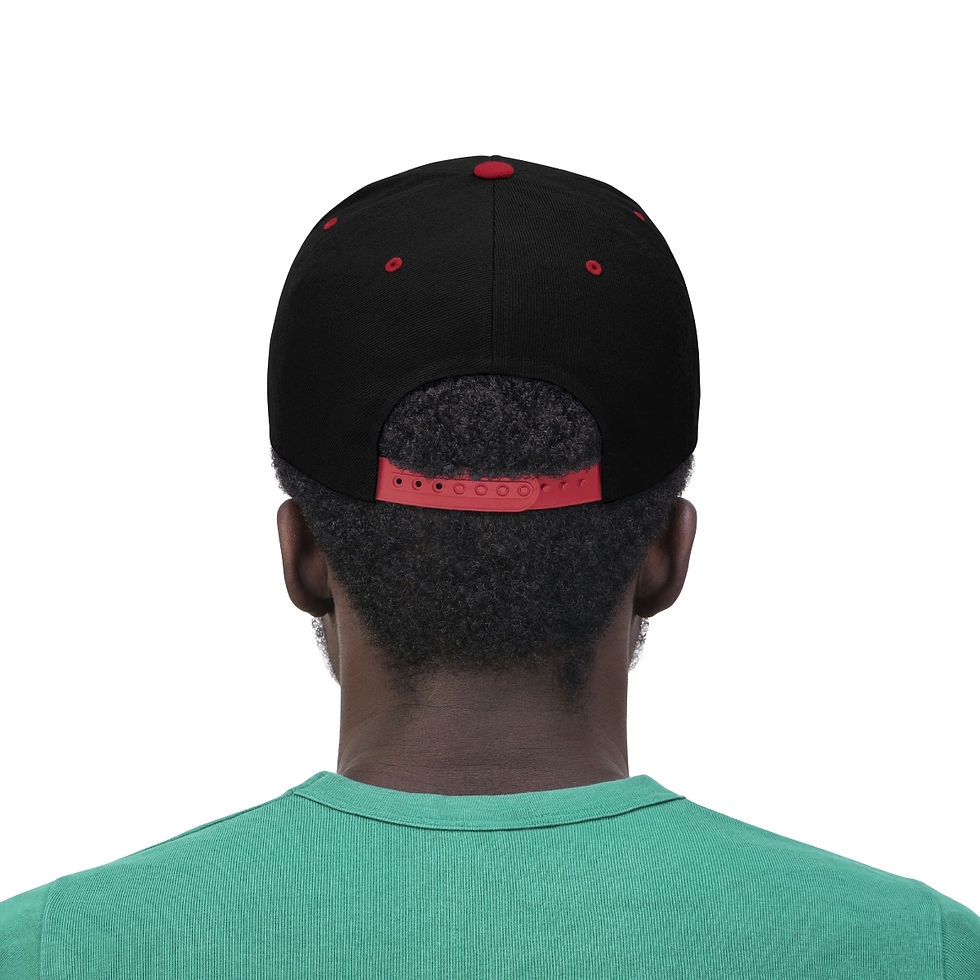 Thumbnail: Yoki++ Red Unisex Flat Bill Hat