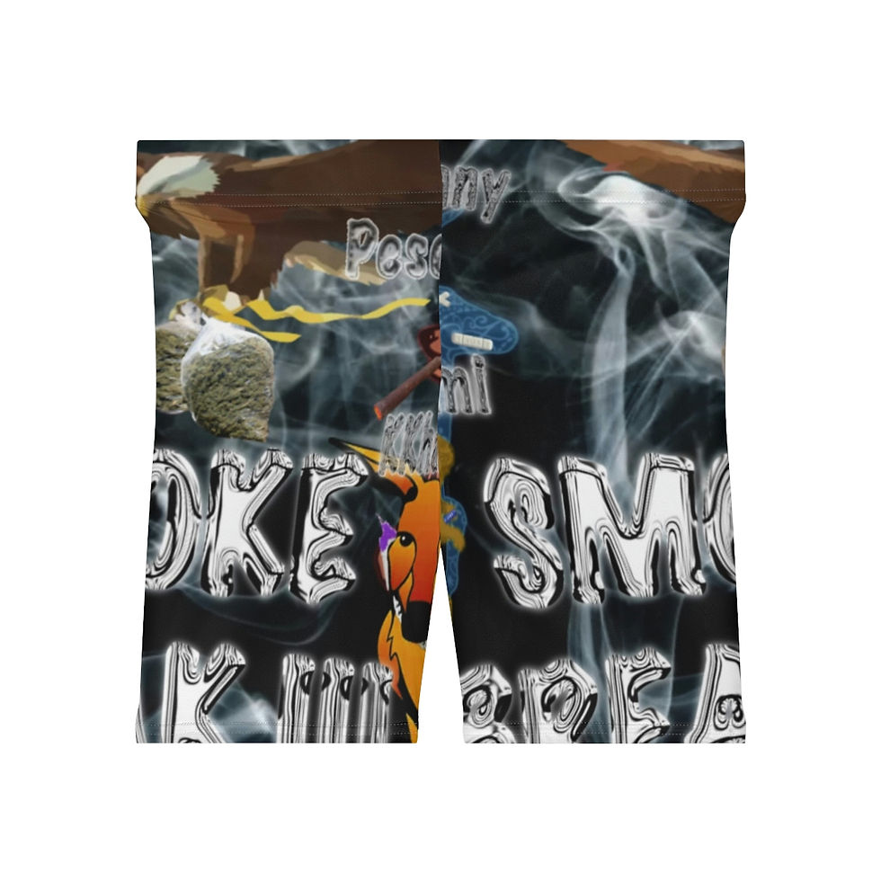 Smoke Break III Women's Biker Shorts