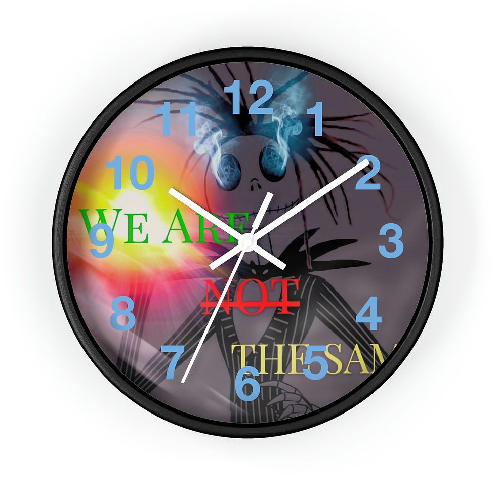 Thumbnail: We Are Not The Same Wall clock