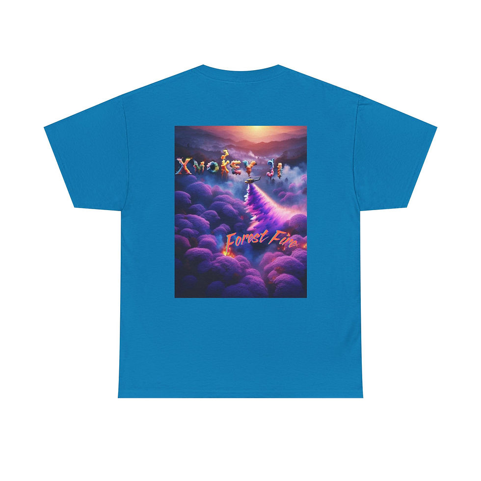 Thumbnail: Forest Fire Unisex Heavy Cotton Tee