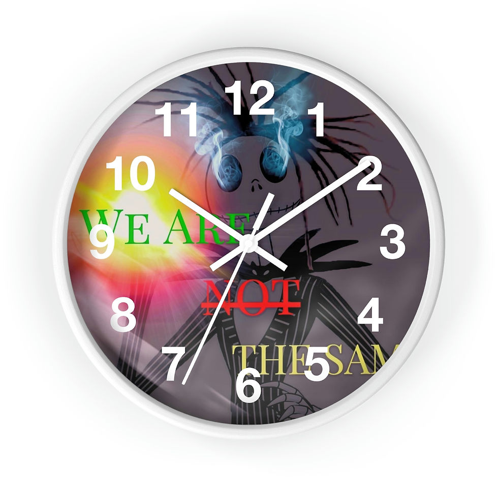 Thumbnail: We Are Not The Same Wall clock