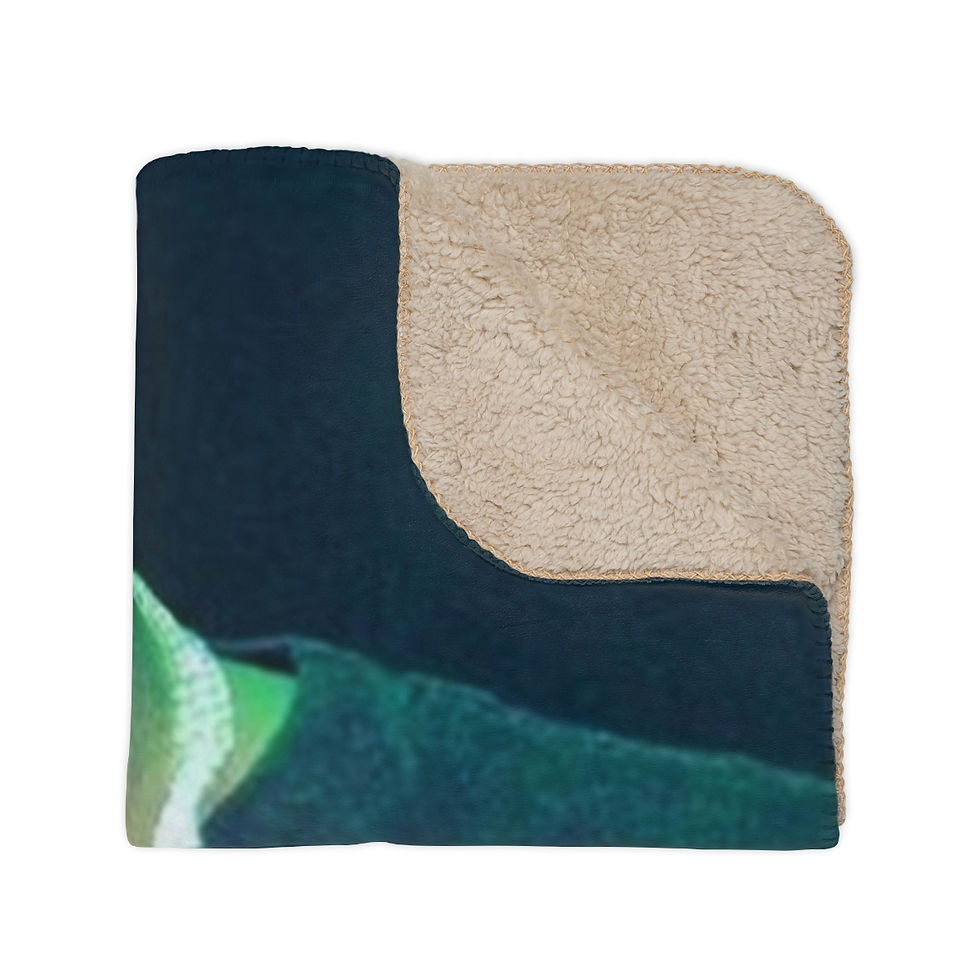 Thumbnail: Flooded Tan Sherpa Blanket