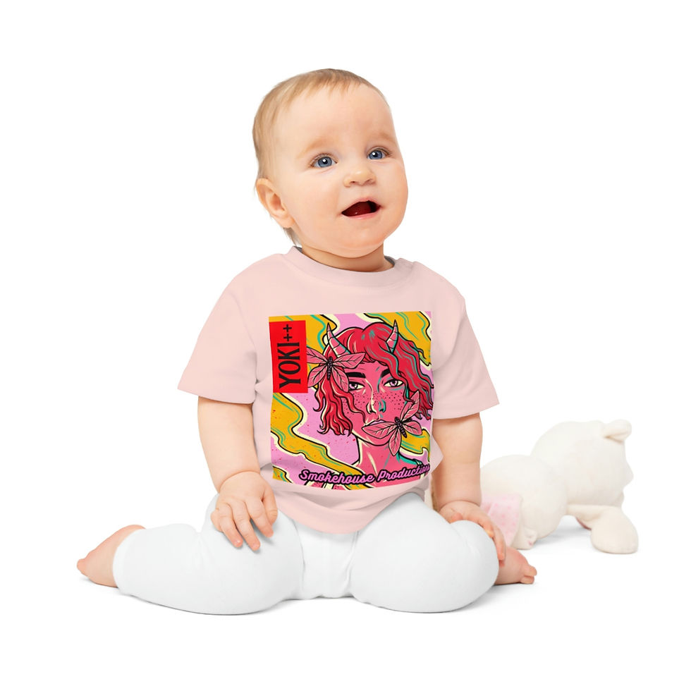 Thumbnail: Yoki++ Pink Baby T-Shirt