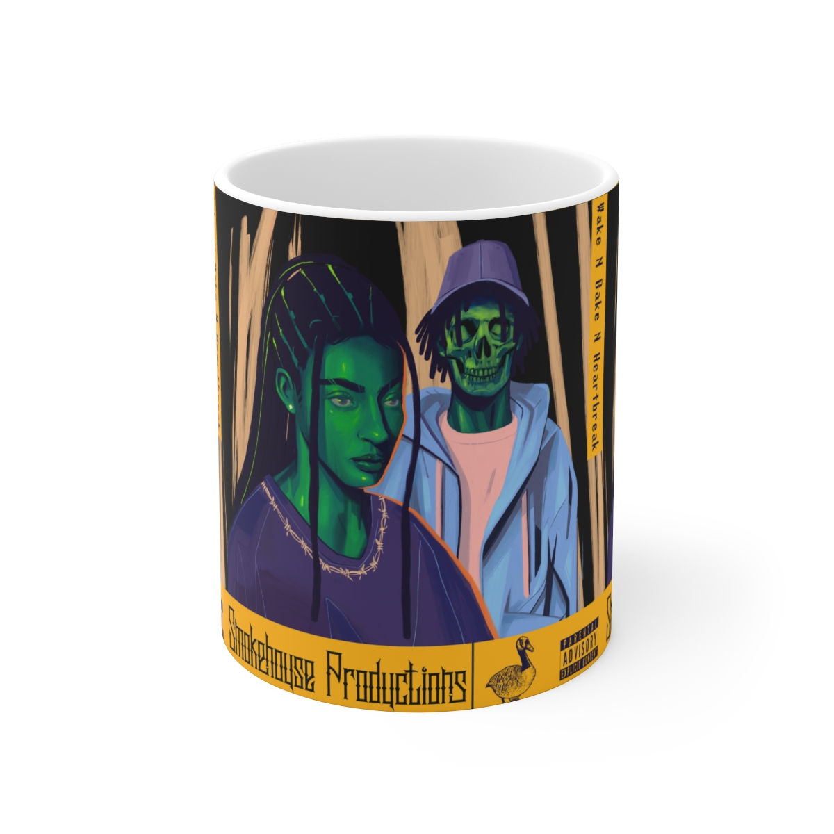 Wake N Bake N HeartBreak Ceramic Mug 11oz
