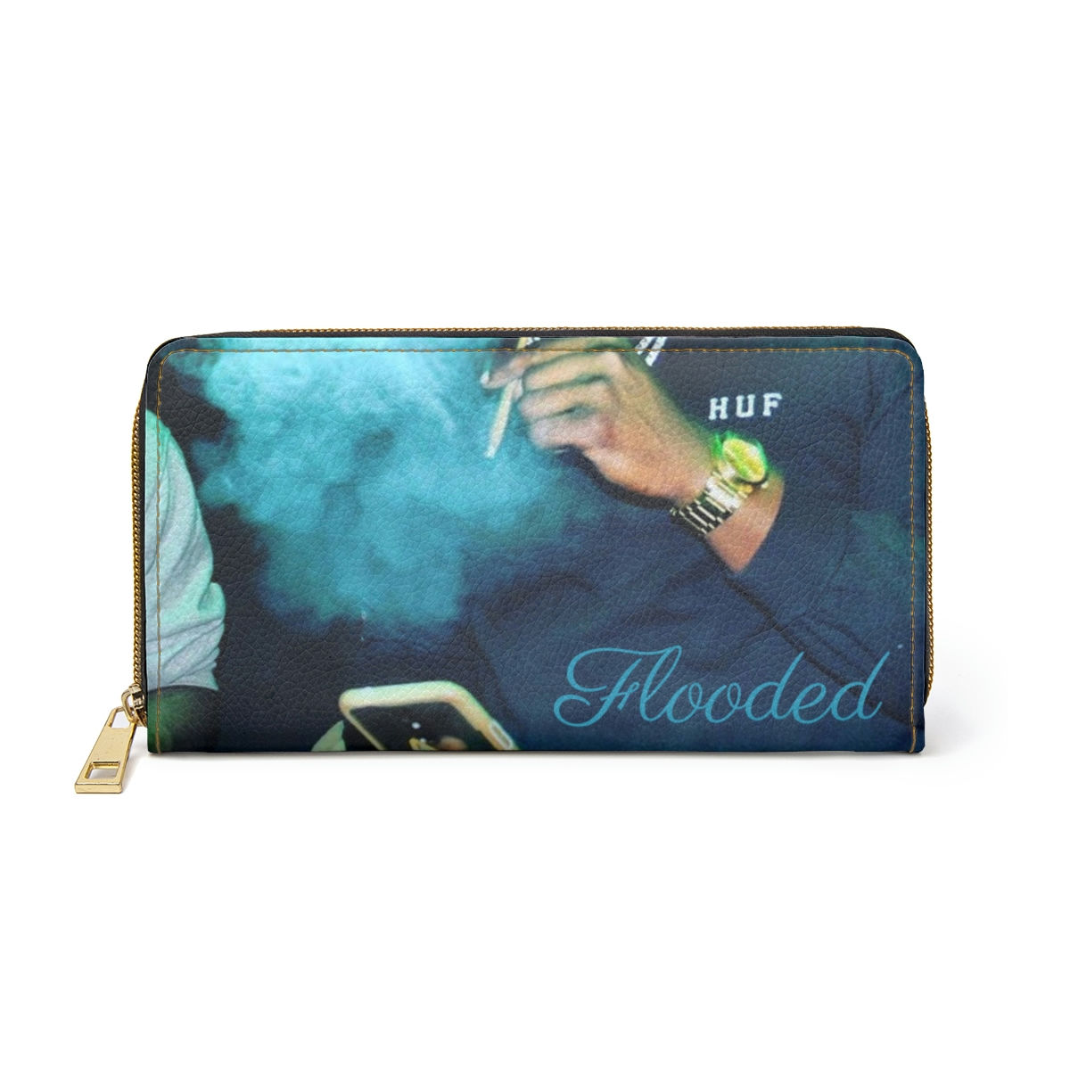 Flooded Zipper Wallet