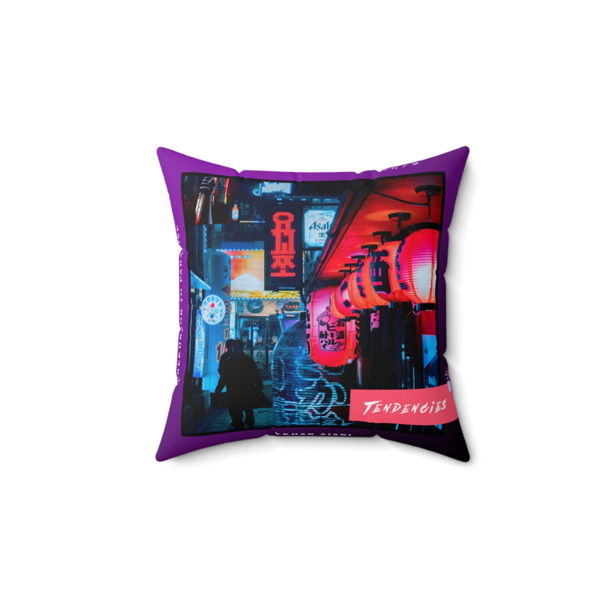 Tendencies Faux Suede Square Pillow