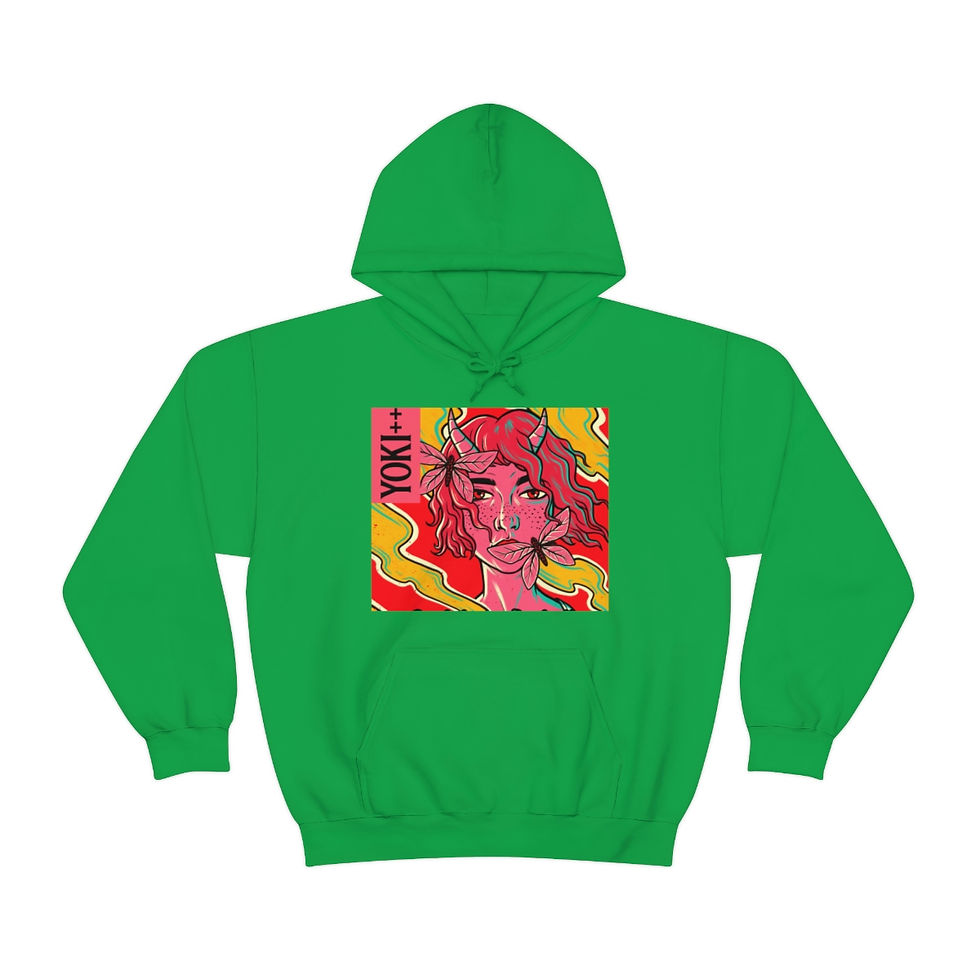 Thumbnail: Yoki++ Red Hooded Sweatshirt