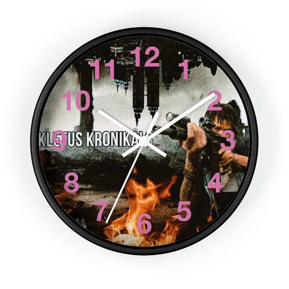 Thumbnail: Kletus Kronikals Pink Wall clock