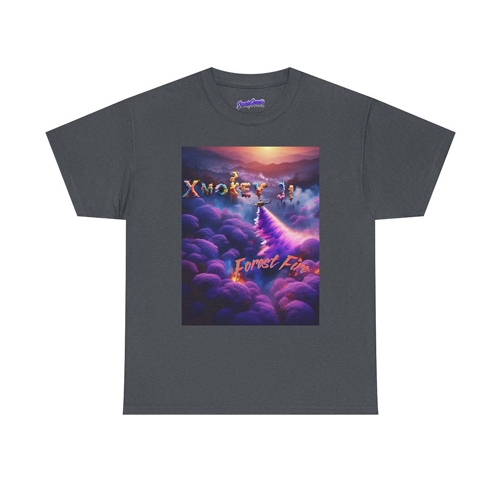Thumbnail: Forest Fire Unisex Heavy Cotton Tee