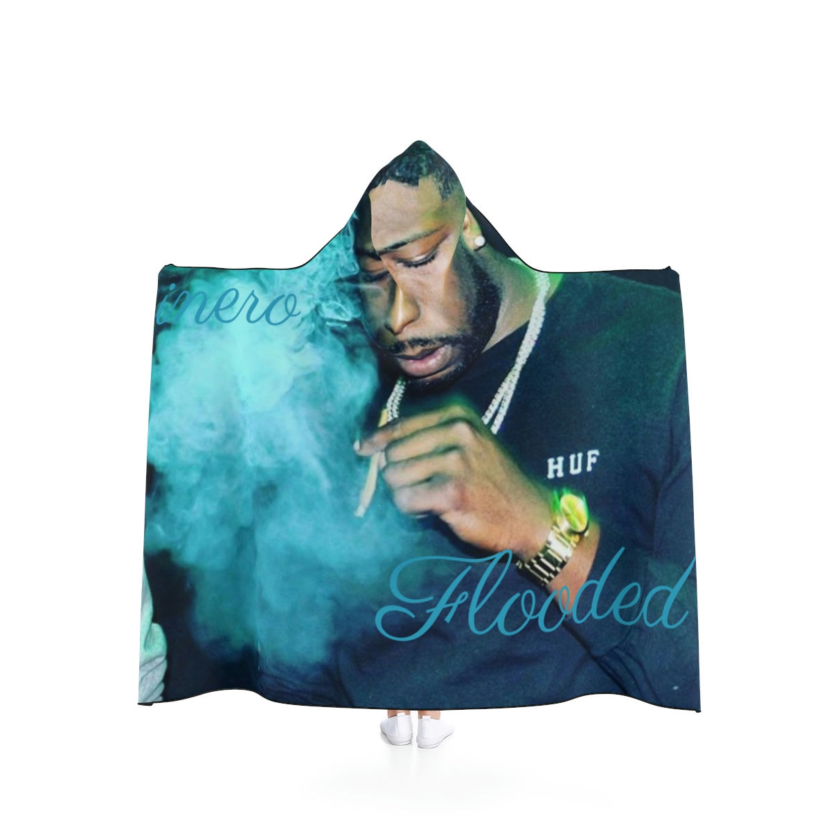 Flooded Hooded Blanket