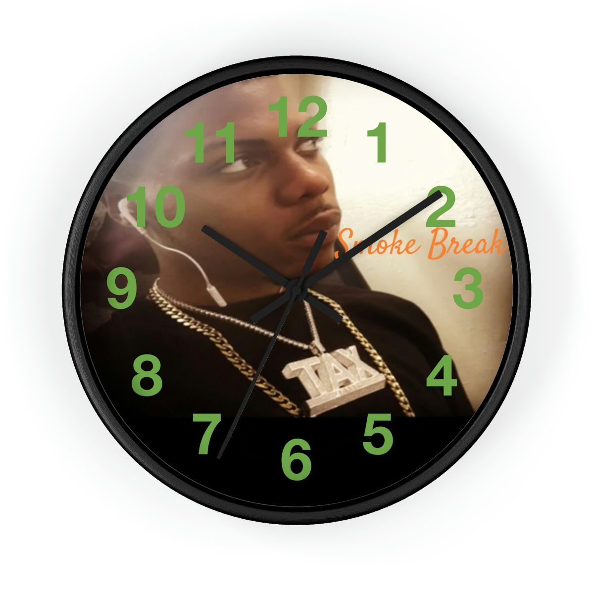 Smoke Break Wall clock