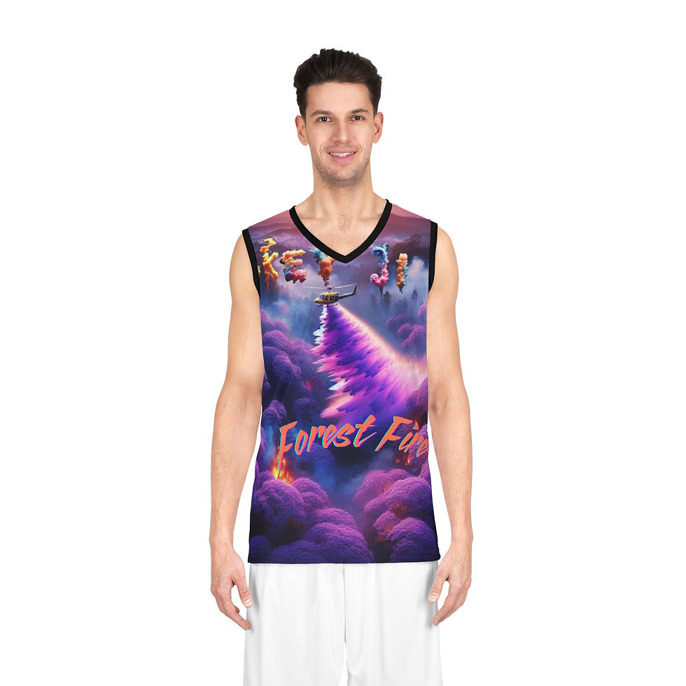 Thumbnail: Forest Fire Basketball Jersey