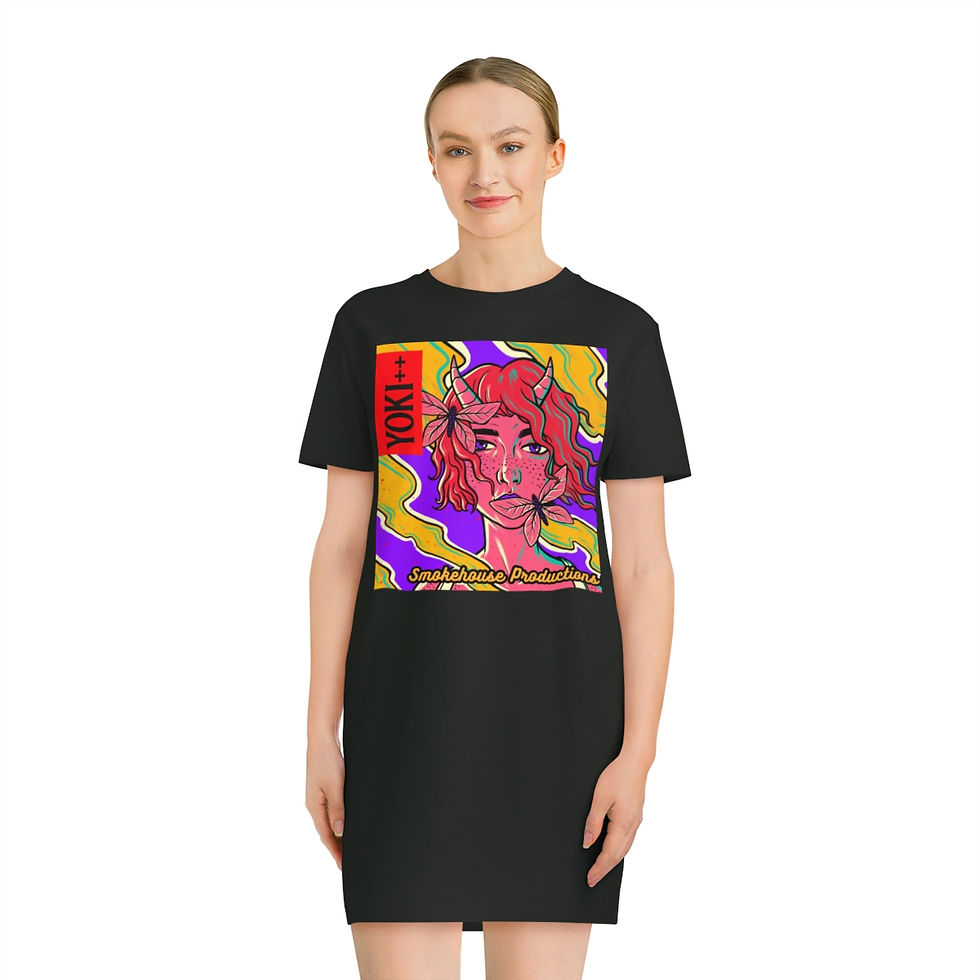 Thumbnail: Yoki++ Purple Spinner T-Shirt Dress