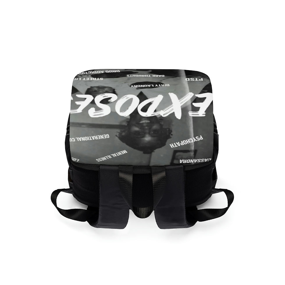 Thumbnail: Exposed Unisex Casual Shoulder Backpack