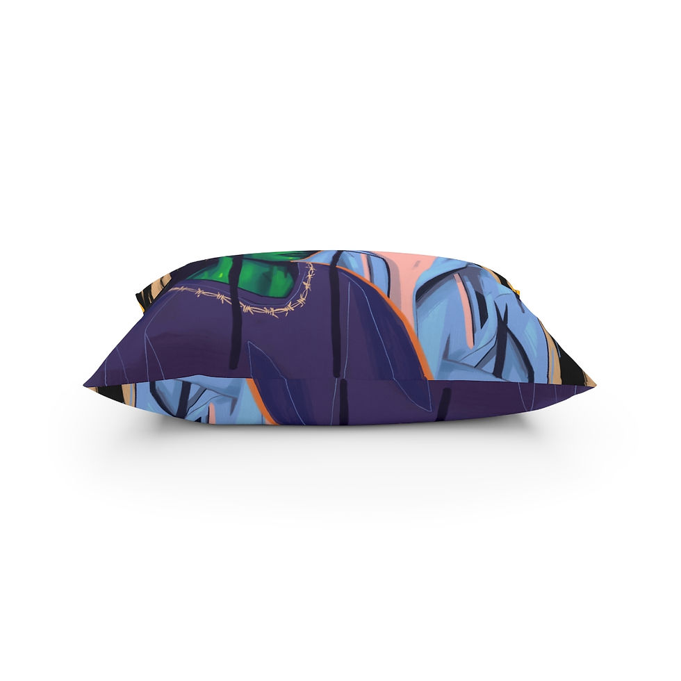 Thumbnail: Wake N Bake N Heartbreak Broadcloth Pillow