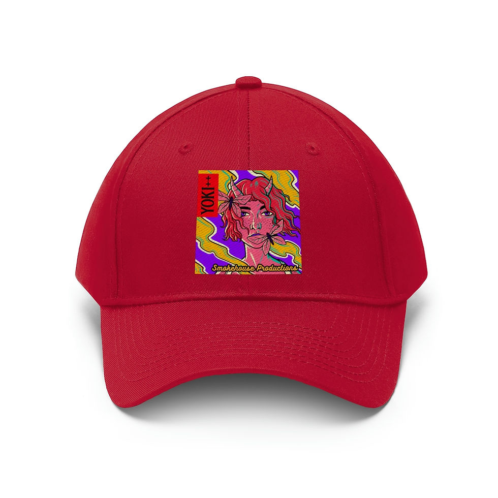 Thumbnail: Copy of Yoki++ Purple Unisex Twill Hat