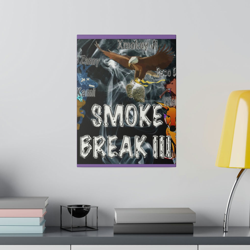 Thumbnail: Smoke Break III Matte Canvas, Stretched