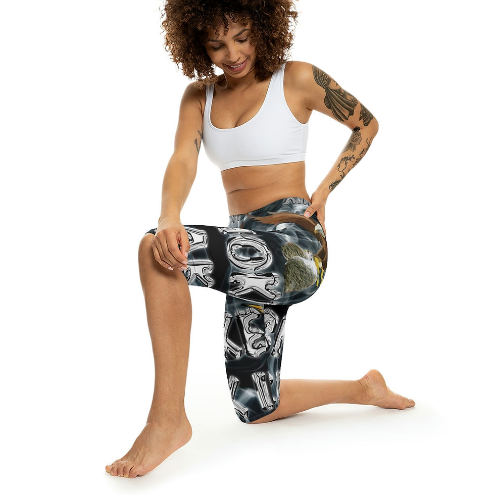 Thumbnail: Smoke Break III Women’s Capri Leggings (AOP)