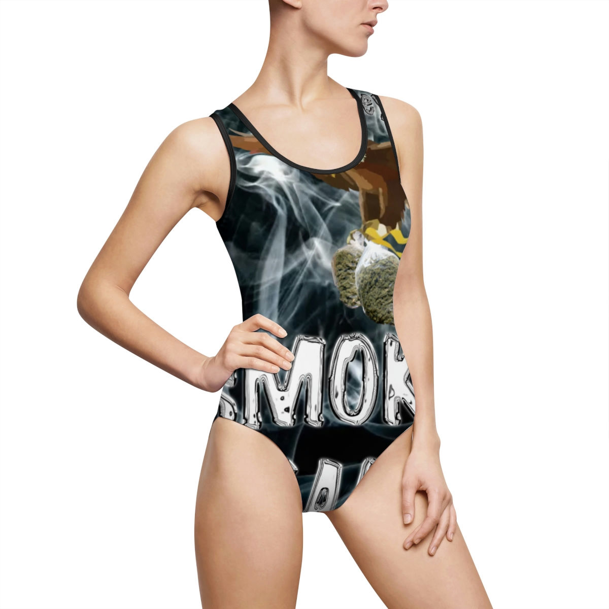 Smoke Break III Women's Classic One-Piece Swimsuit