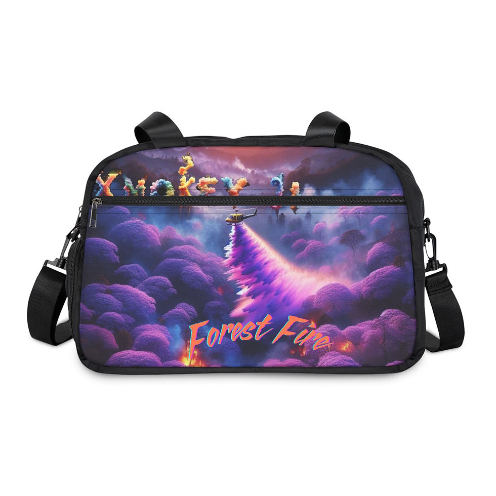 Thumbnail: Forest Fire Fitness Handbag