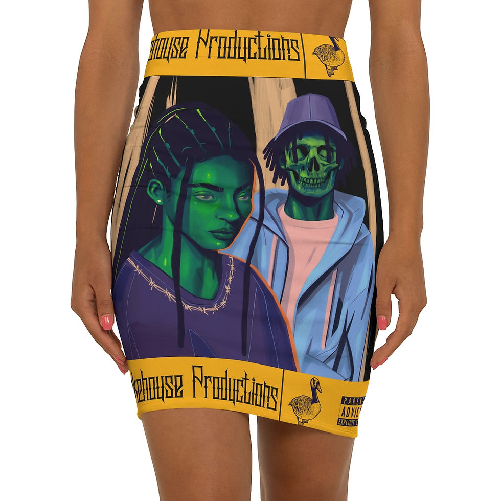 Wake N Bake N HeartBreak Women's Mini Skirt