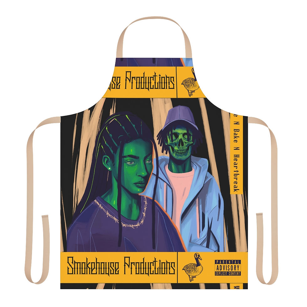 Thumbnail: Wake N Bake N Heartbreak Apron (AOP)