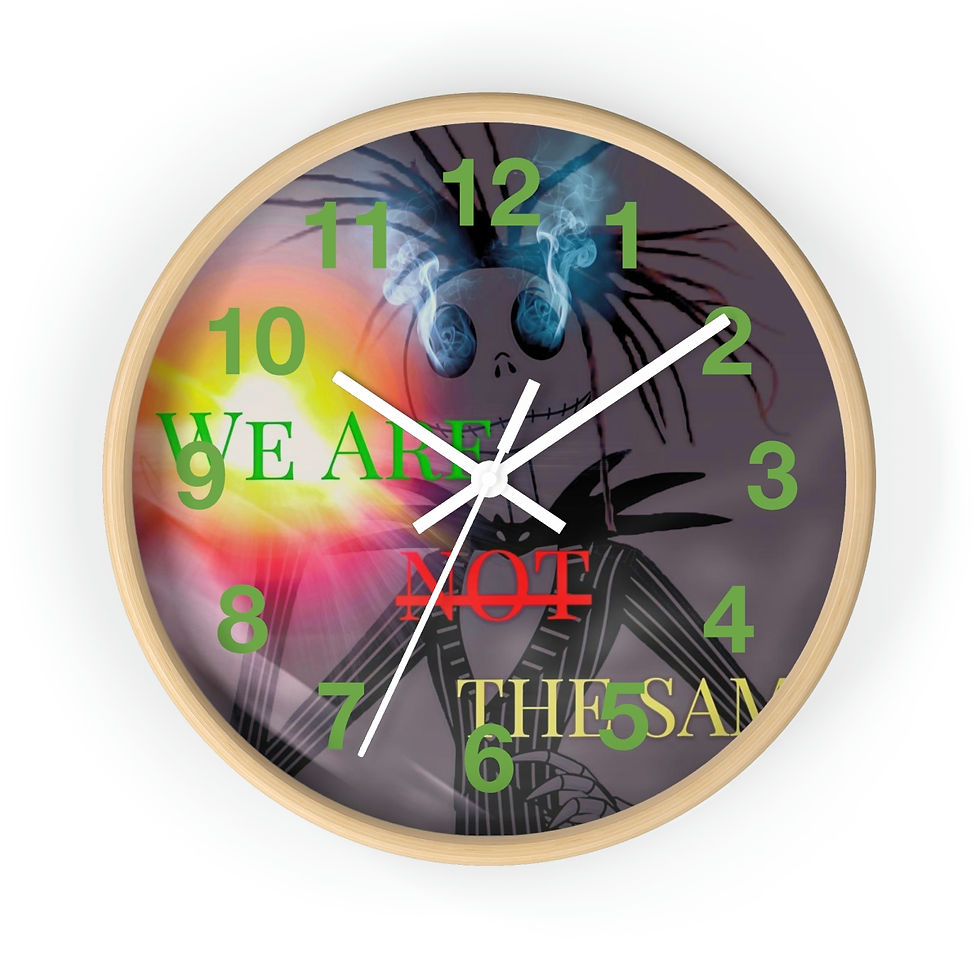 Thumbnail: We Are Not The Same Wall clock