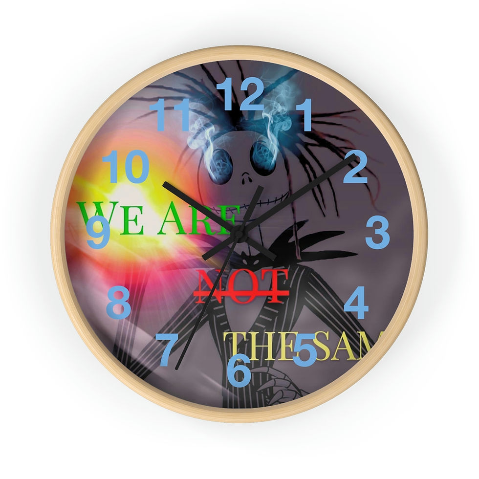 Thumbnail: We Are Not The Same Wall clock