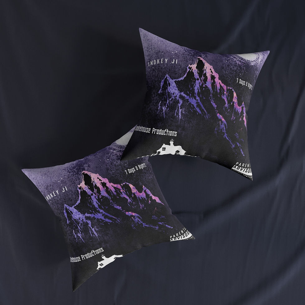 Thumbnail: 7 Days 8 Nights Square Pillow - White Back