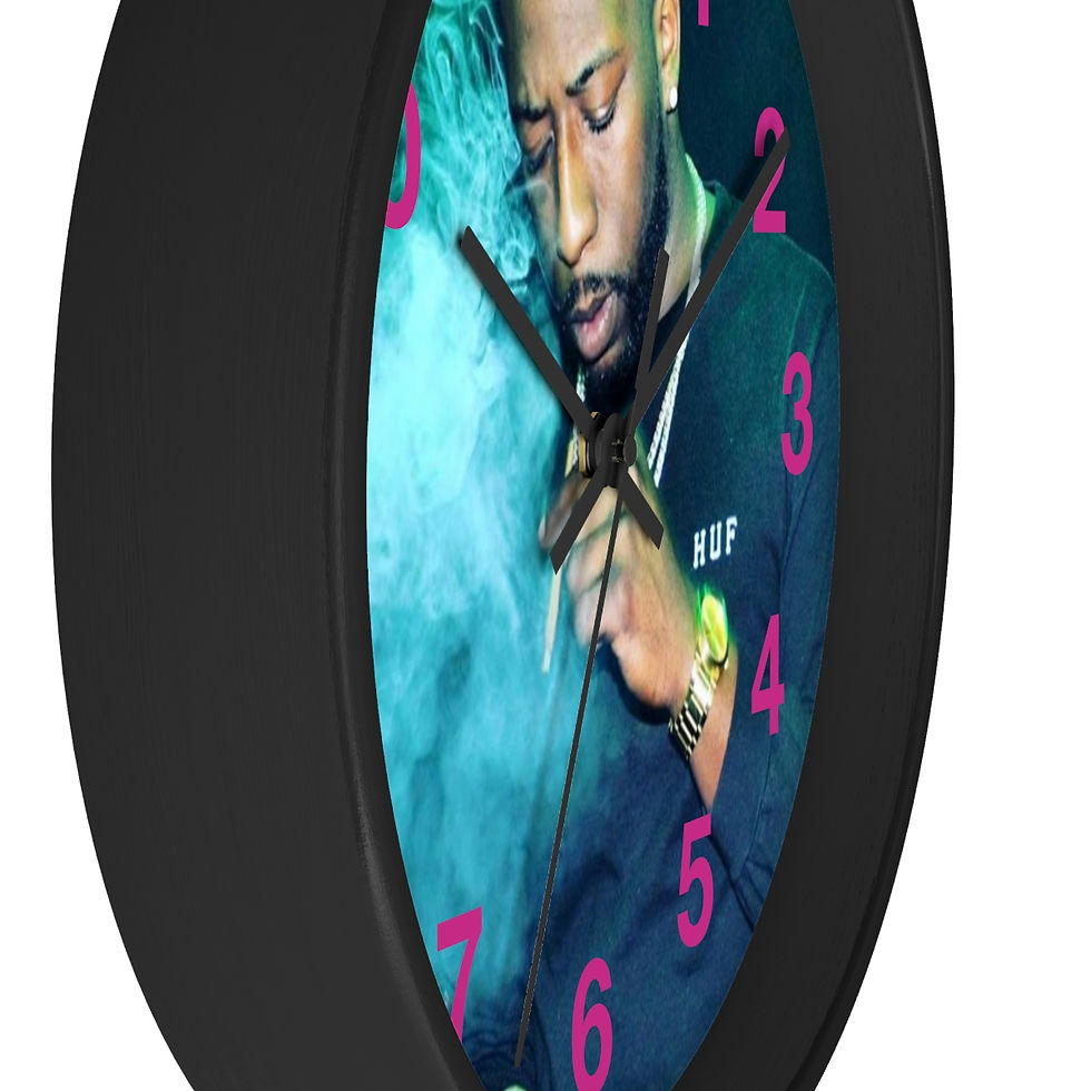 Thumbnail: Flooded Pink Wall clock