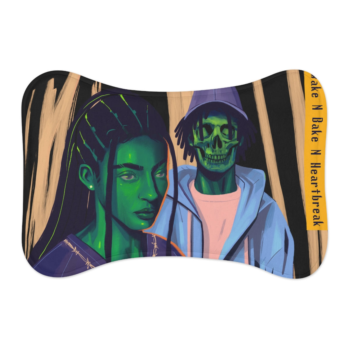 Wake N Bake N HeartBreak Pet Feeding Mats