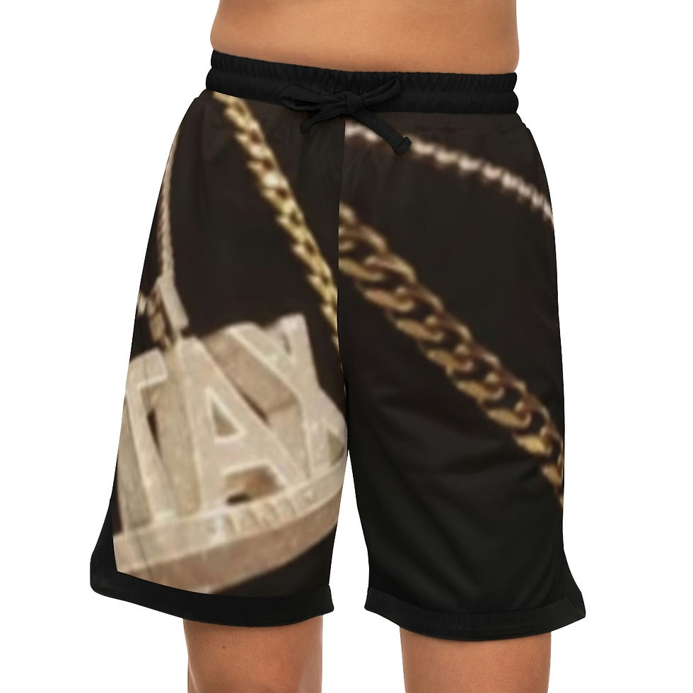Thumbnail: Smoke Break Basketball Rib Shorts (AOP)