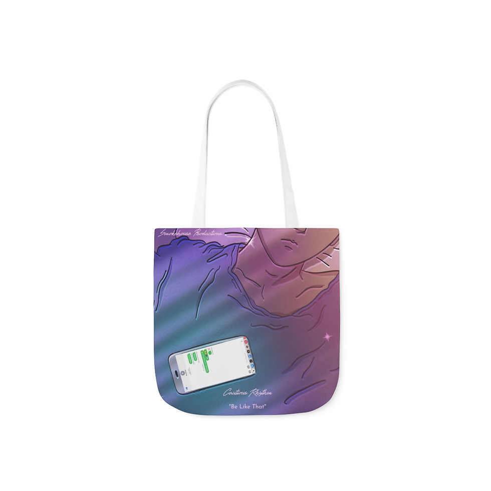 Thumbnail: Be Like That Polyester Canvas Tote Bag