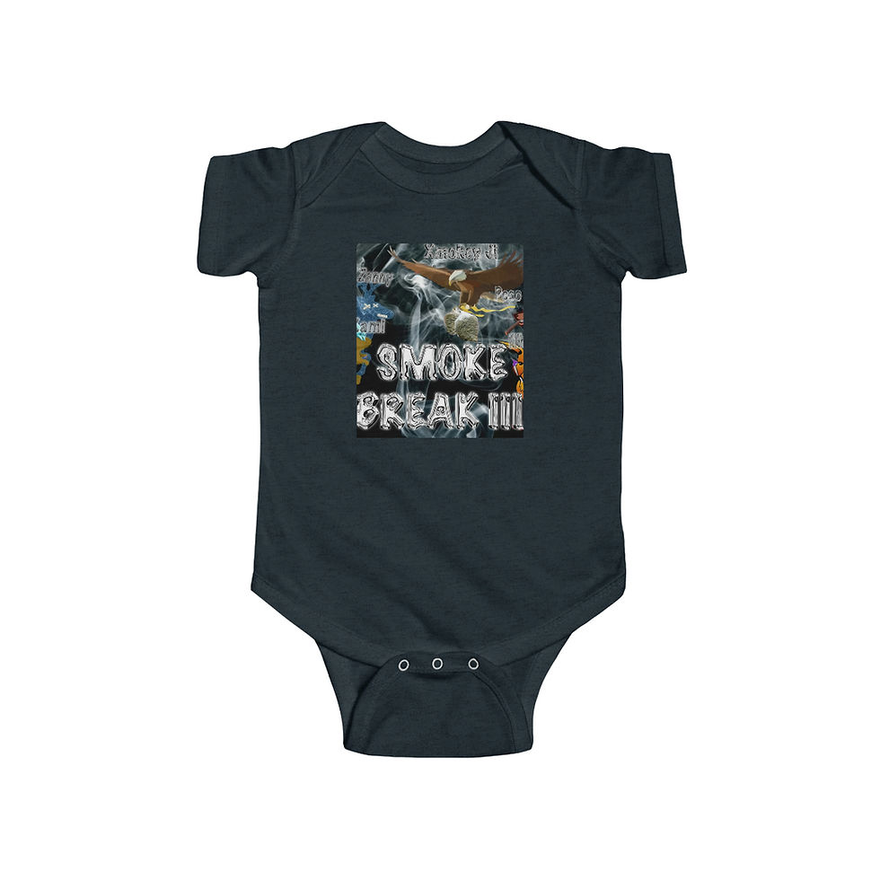 Thumbnail: Smoke Break III Infant Fine Jersey Bodysuit