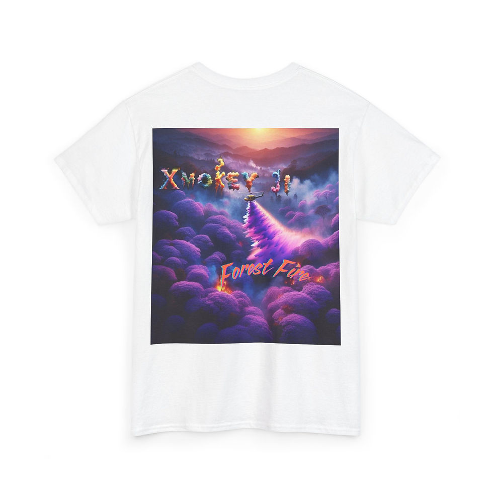 Thumbnail: Forest Fire Unisex Heavy Cotton Tee