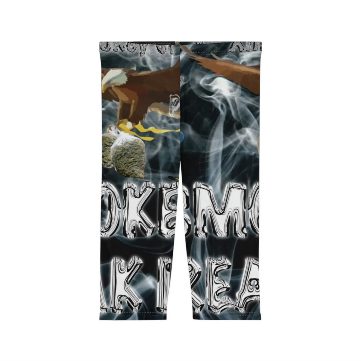 Smoke Break III Women’s Capri Leggings (AOP)