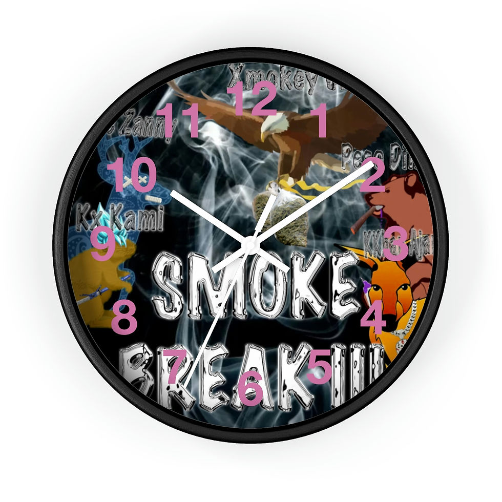 Thumbnail: Smoke Break III Wall clock